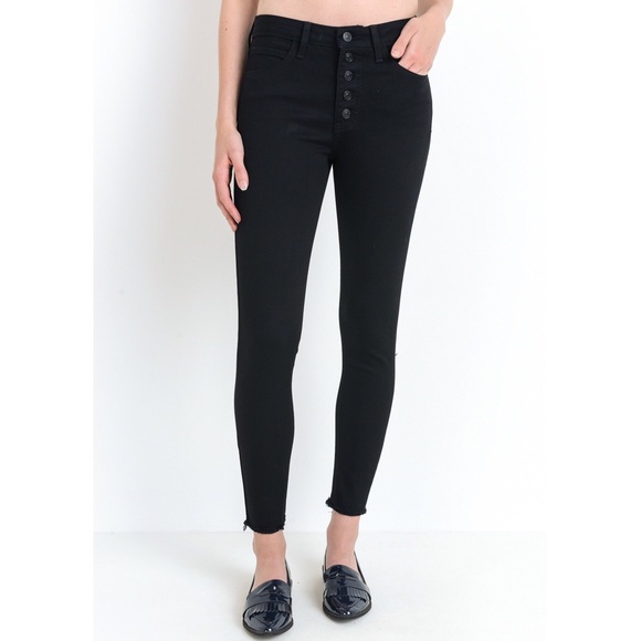 Just Black Denim - Bailey Button Down Jeans- Black